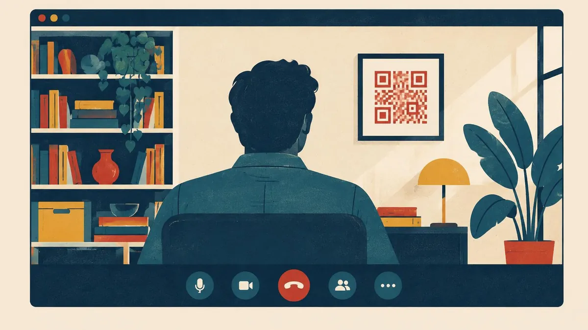QR Code in Your Zoom or Teams Background | South Africa