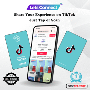 TikTok Virtual Business Card with NFC & QR Code
